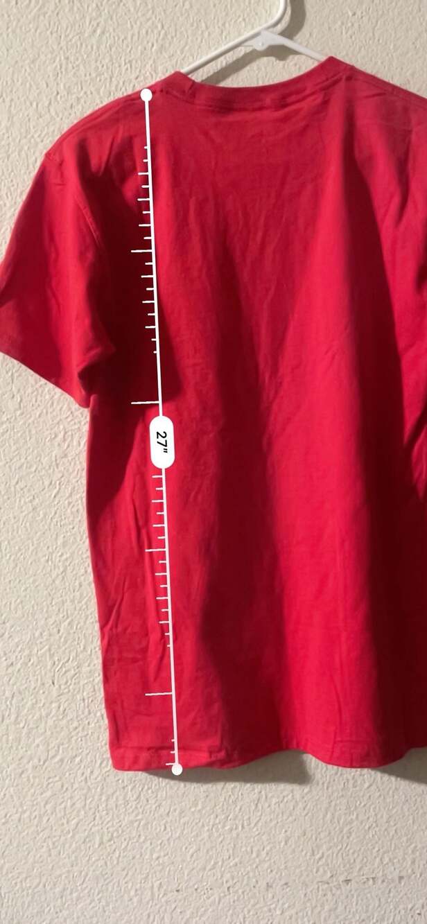 Champion Small Classic Graphic USA T-Shirt Red - Picture 6 of 7
